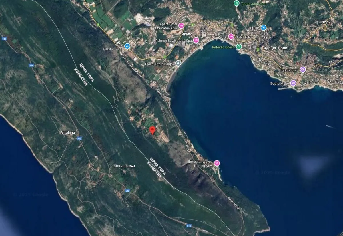 Prodaja, plac, 2390m², Sutorina, Herceg Novi
