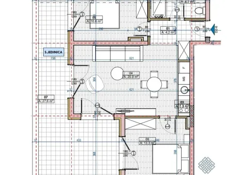 Prodaja, dvosoban stan, 83m², Ljubović, Podgorica - image 3