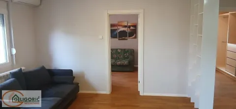 Dnevna soba sa garniturom i pogledom na susednu prostoriju sa kaučem. - image 4