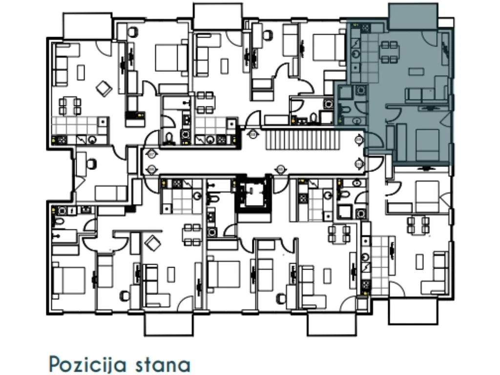 Prodaja, dvosoban stan, 50m², Altina, Beograd