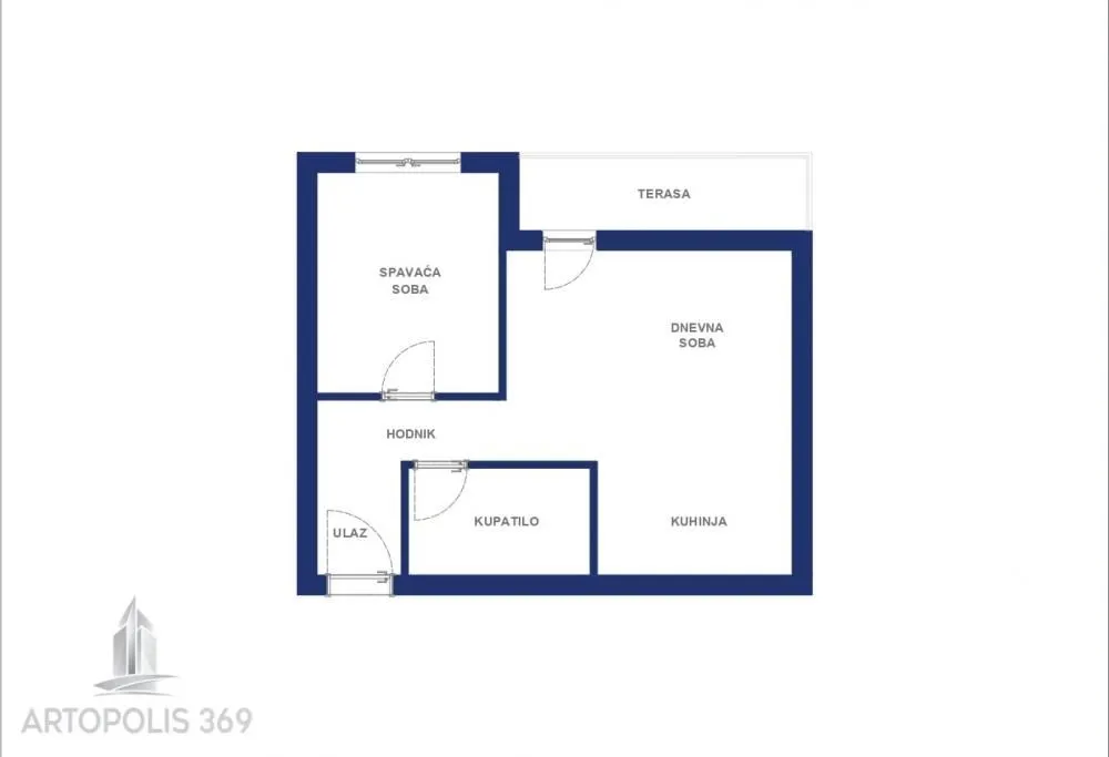 Prodaja, jednosoban stan, 34m², Kneževac, Beograd