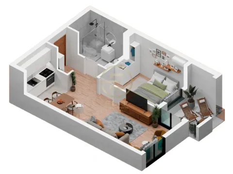 Prodaja, dvosoban stan, 41m², Podbara, Novi Sad Sve Podlokacije