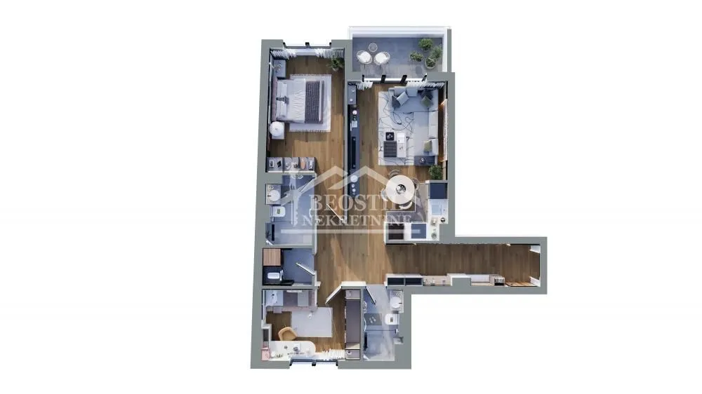 Prodaja, trosoban stan, 78m², Bežanijska Kosa 3, Bežanijska Kosa Sve Podlokacije