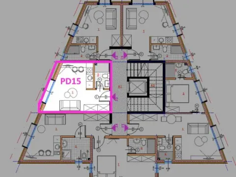 Rent, apartment, 20m², Tivat, Crna Gora - image 9