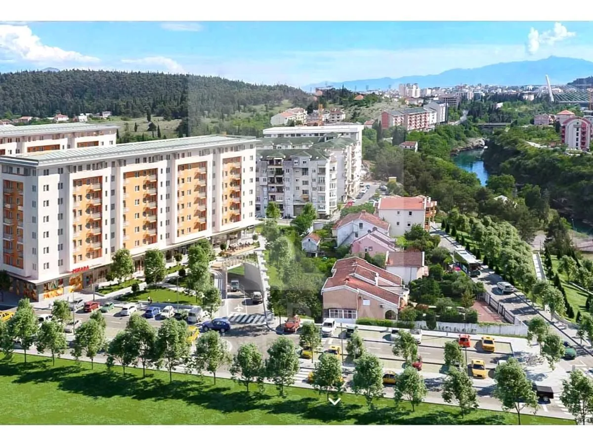 Rent, two bedroom apartment, 45m², City Kej, Podgorica