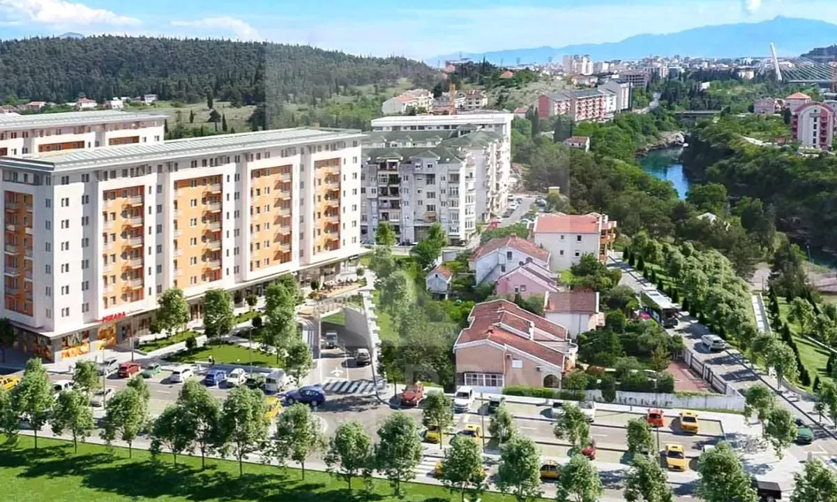 Rent, two bedroom apartment, 45m², City Kej, Podgorica