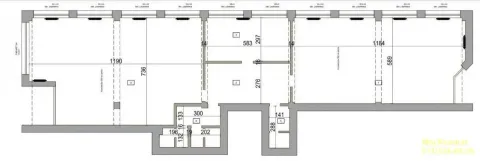 Floor plan drawing of the property with room dimensions. - image 3