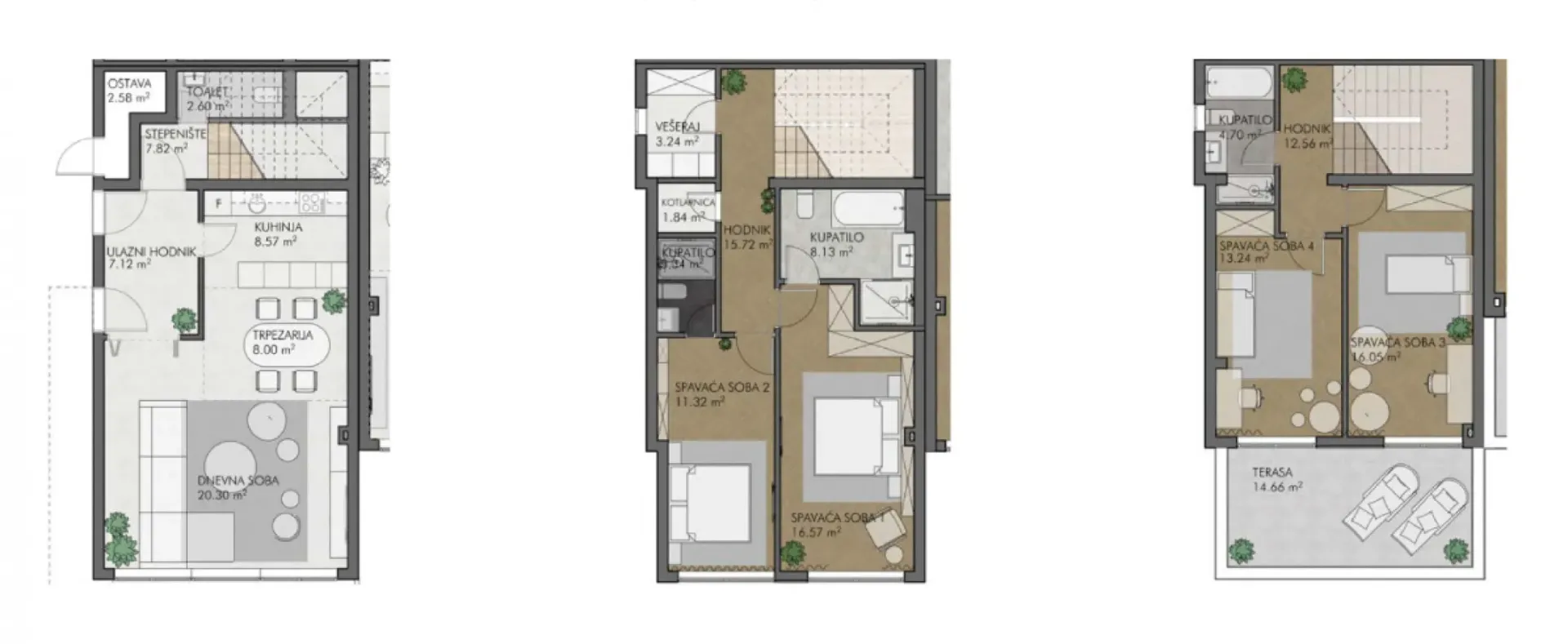 Rent, office space, 181m², Petrovaradin, Novi Sad