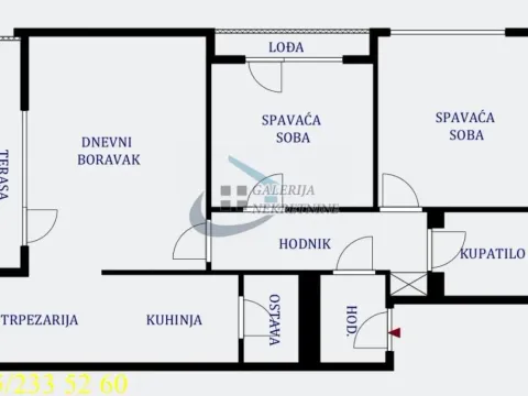 Sale, three bedroom apartment, 69m², Vračar Sve Podlokacije, Beograd - image 5