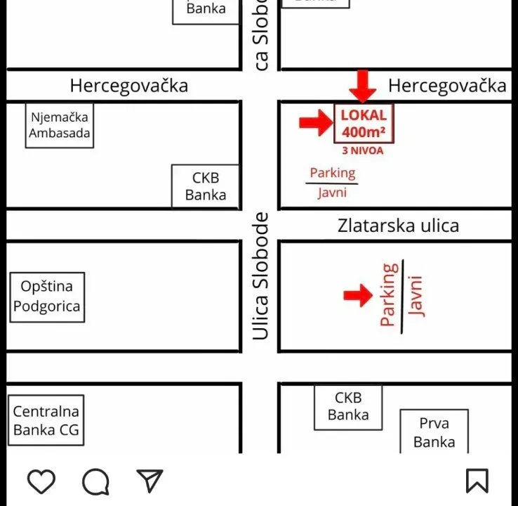 Sale, office space, 230m², Centar, Podgorica