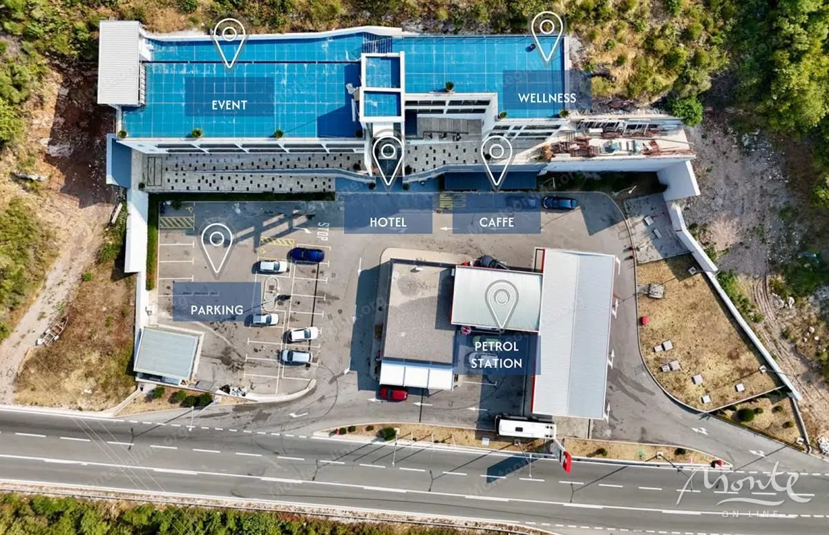 Sale, office space, 1800m², Lapčići, Budva