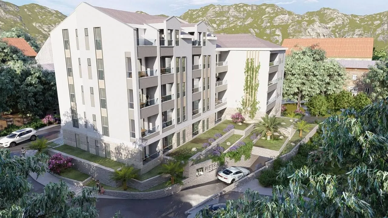 Prodaja, jednosoban stan, 44m², Podkošljun, Budva