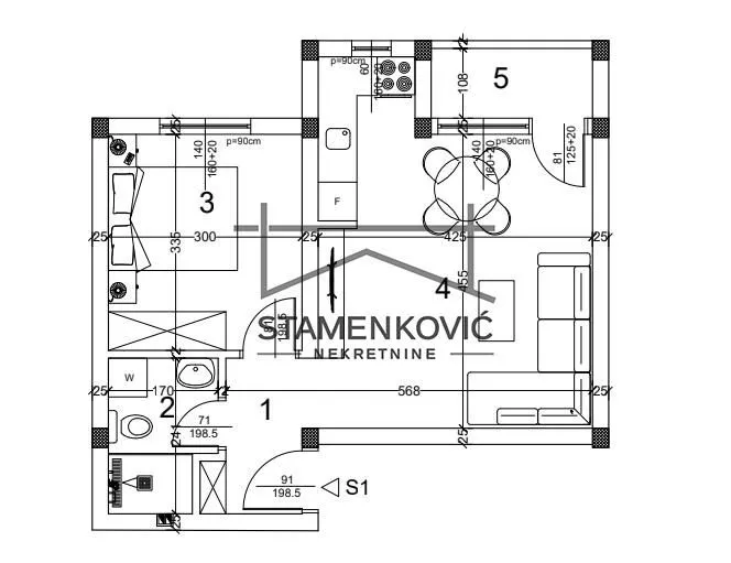 Prodaja, dvosoban stan, 41m², Veternik, Novi Sad Sve Podlokacije