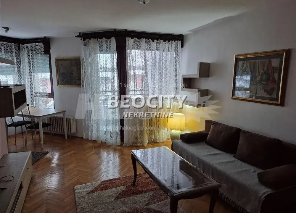 Izdavanje, jednosoban stan, 40m², Filmski Grad, Beograd