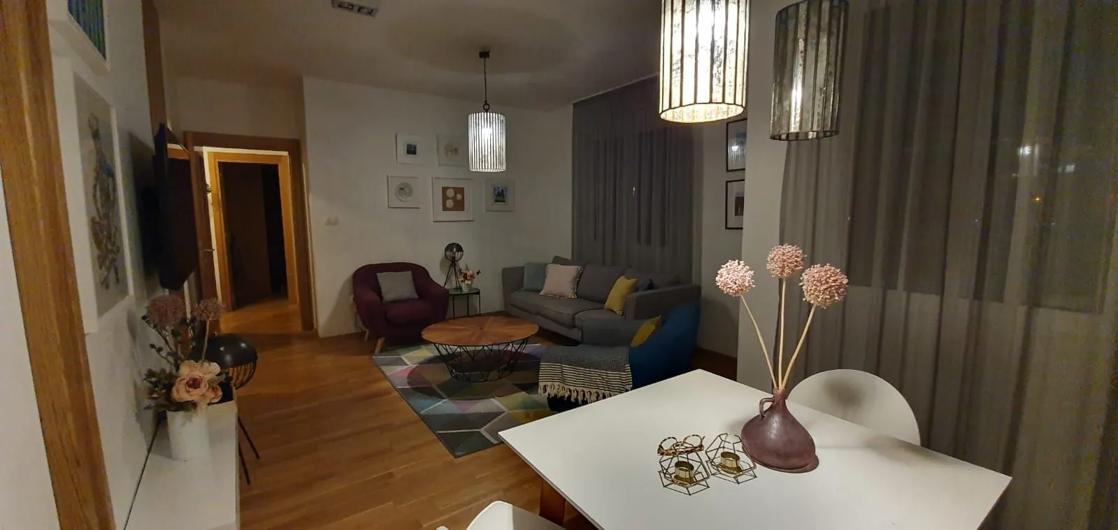 Rent, two bedroom apartment, 65m², Blok 9, Podgorica