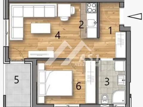 Sale, one bedroom apartment, 38m², Telep, Novi Sad Sve Podlokacije - image 20