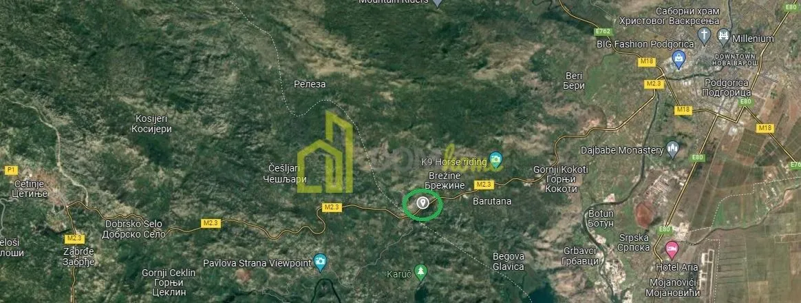 Prodaja, plac, 83600m², Brežine, Podgorica