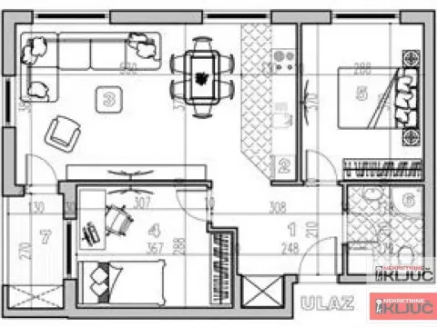 Prodaja, dvosoban stan, 59m², Petrovaradin, Novi Sad