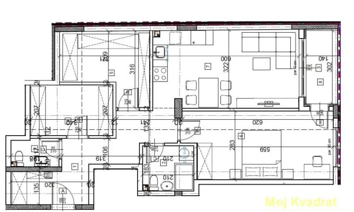 Prodaja, trosoban stan, 75m², Autokomanda, Voždovac Sve Podlokacije
