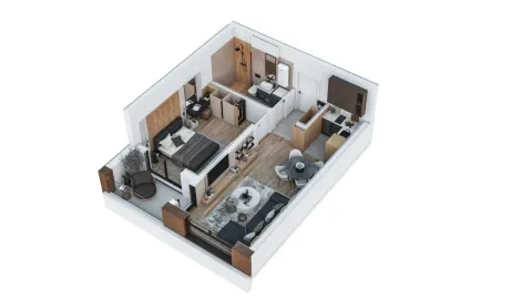 Prodaja, jednosoban stan, 47m², Šušanj, Bar - image 11