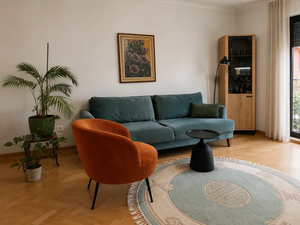Rent, one bedroom apartment, 50m², Preko Morače, Podgorica