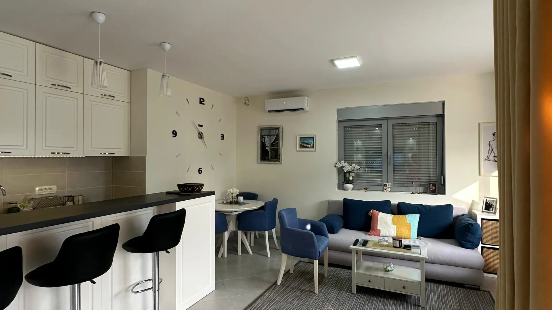 Rent, one bedroom apartment, 48m², Tivat, Crna Gora
