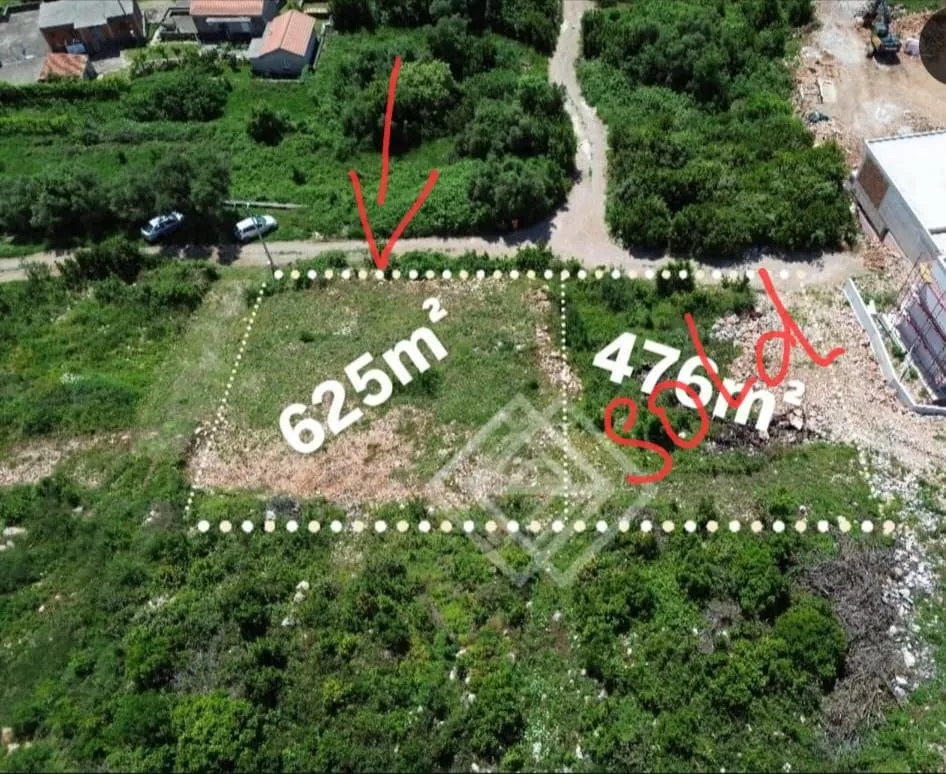 Prodaja, plac, 624m², Krimovica, Kotor