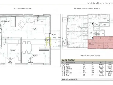 Prodaja, jednosoban stan, 48m², Tološi, Podgorica - image 4