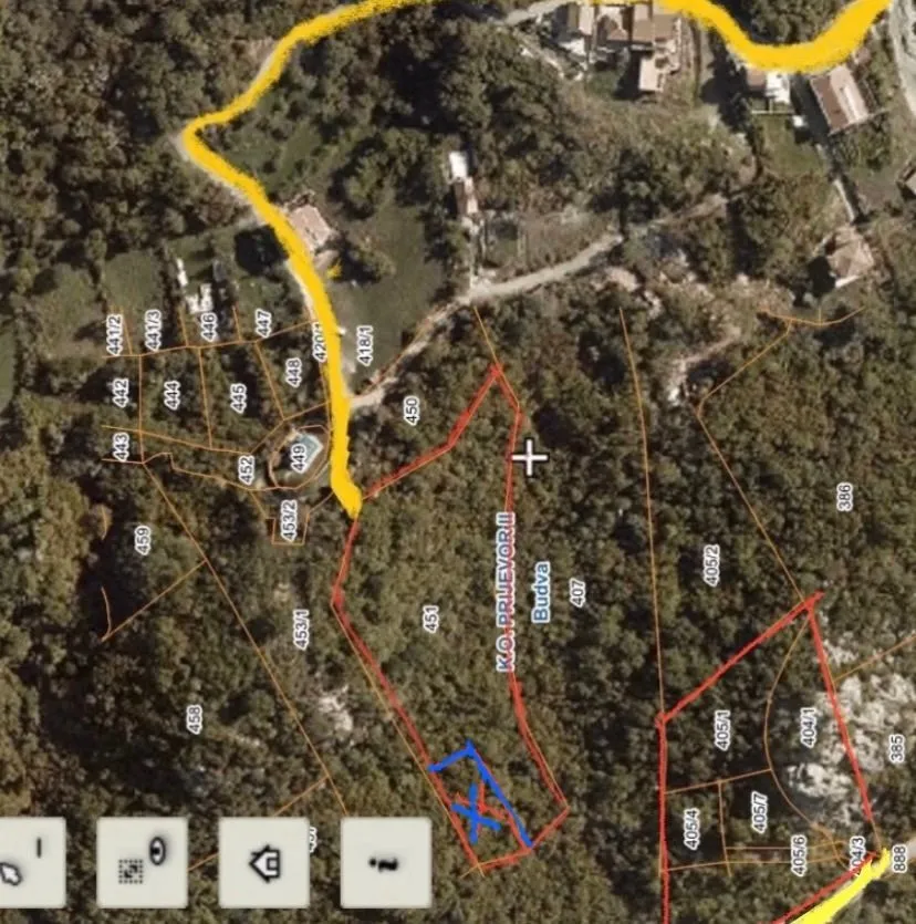 Prodaja, plac, 6241m², Budva, Crna Gora