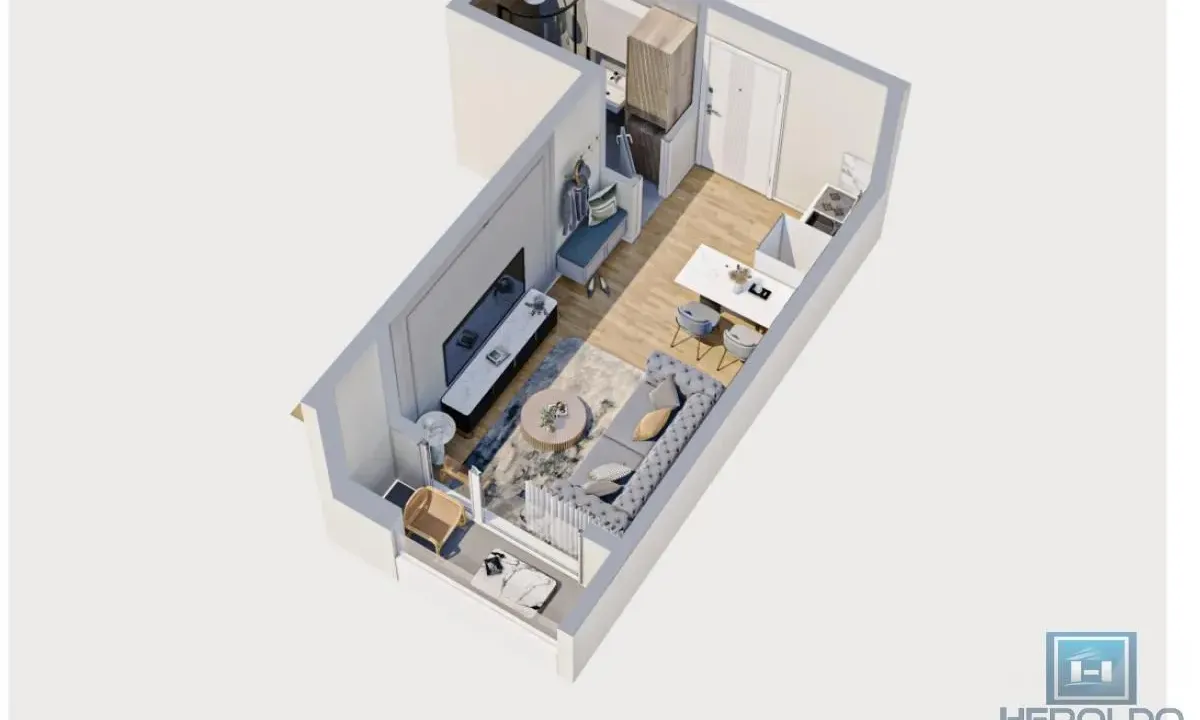 Sale, studio apartment, 24m², Centar, Jagodina