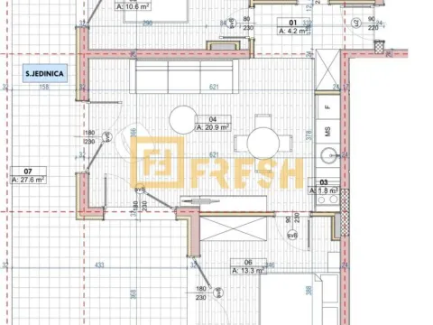 Prodaja, dvosoban stan, 82m², Ljubović, Podgorica - image 6