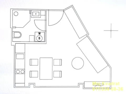 Rent, studio apartment, 28m², Savski Venac, Beograd - image 15