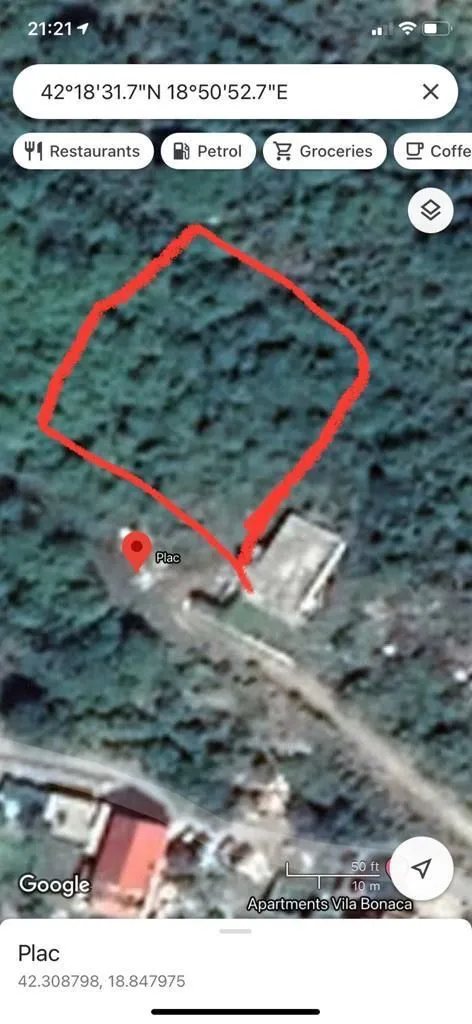 Prodaja, plac, 551m², Markovići, Budva