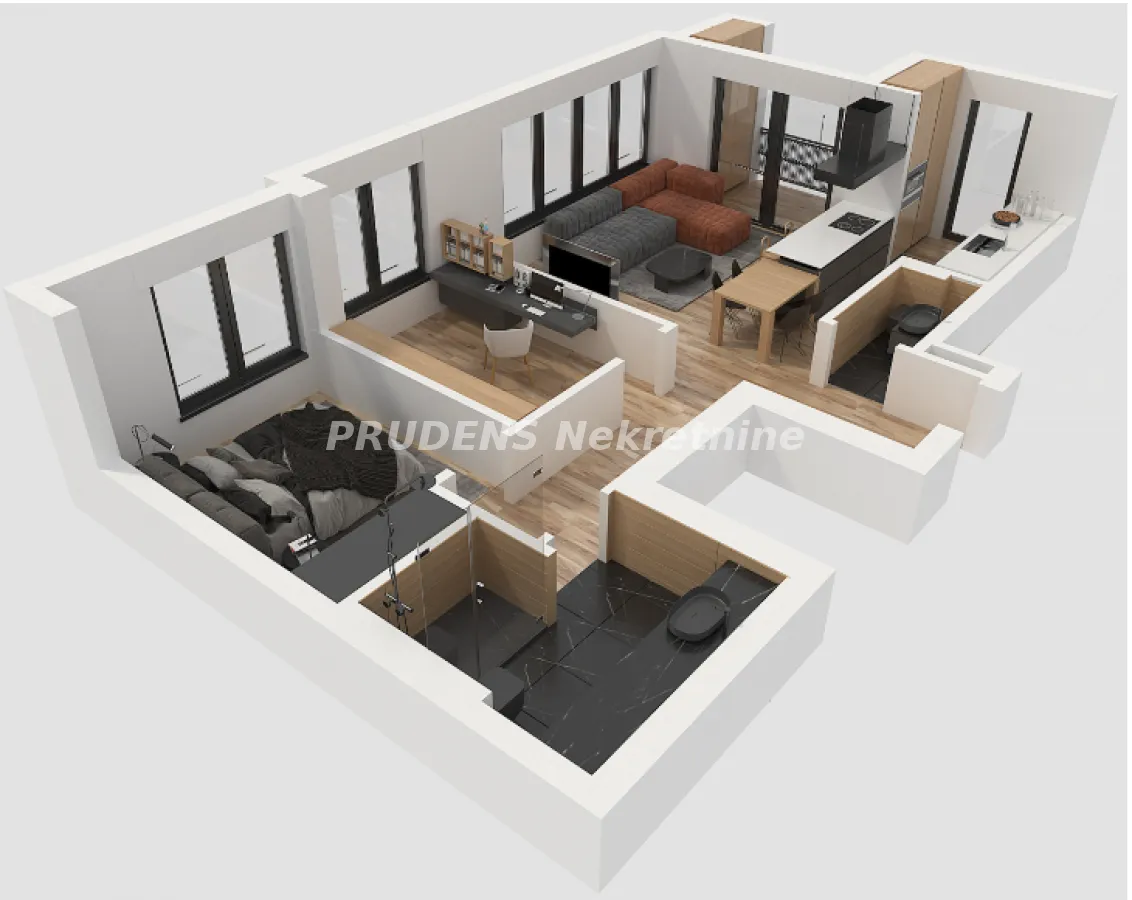 Prodaja, trosoban stan, 79m², Banovo Brdo, Beograd