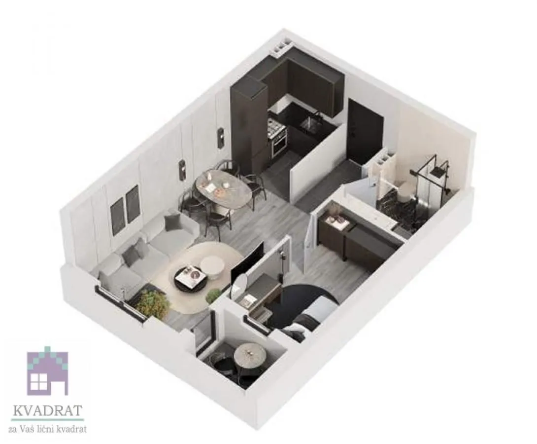 Prodaja, jednosoban stan, 39m², Veternik, Novi Sad Sve Podlokacije