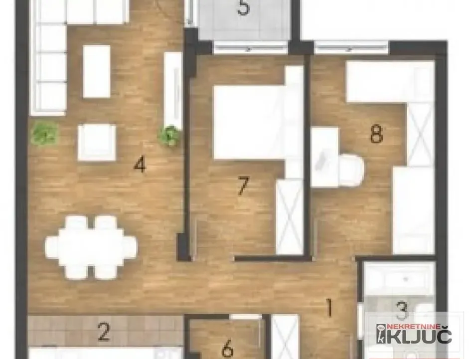 Prodaja, trosoban stan, 66m², Bulevar patrijarha Pavla, Novi Sad Sve Podlokacije