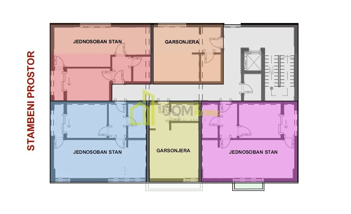 Prodaja, jednosoban stan, 47m², Donja Gorica, Podgorica