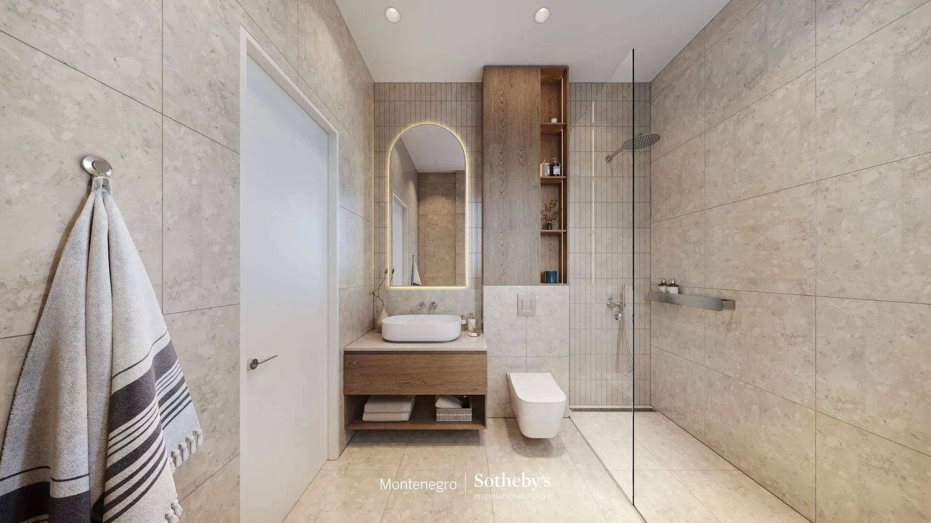 Prodaja, jednosoban stan, 62m², Luštica Bay, Tivat