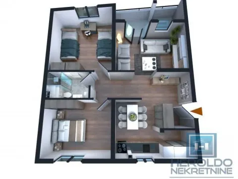 Sale, three bedroom apartment, 82m², Centar, Jagodina - image 2