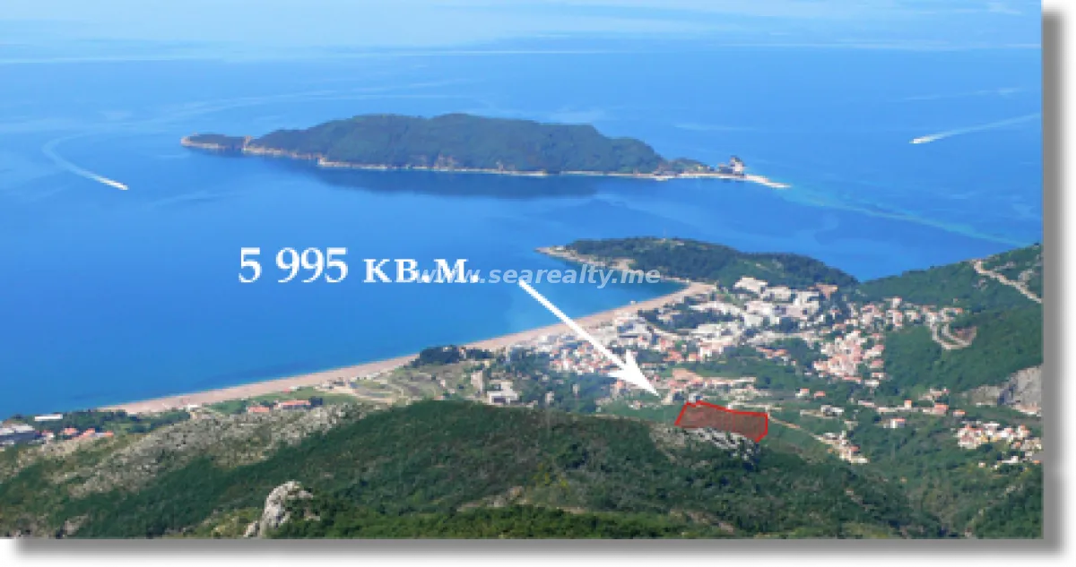 Prodaja, plac, 5900m², Bečići, Budva