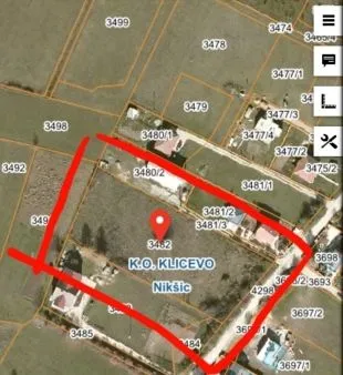 Prodaja, plac, 1663m², Kličevo, Nikšić - image 2