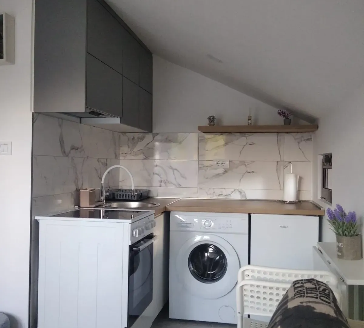 Rent, one bedroom apartment, 25m², Doljani, Podgorica