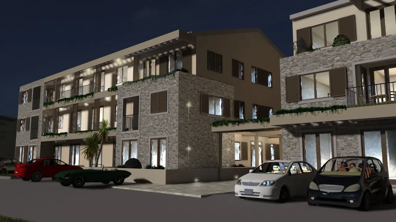 Sale, two bedroom apartment, 58m², Radanovići, Kotor