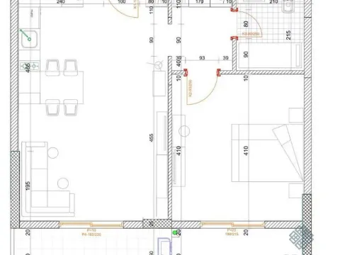 Prodaja, jednosoban stan, 57m², Bjeliši, Bar - image 6