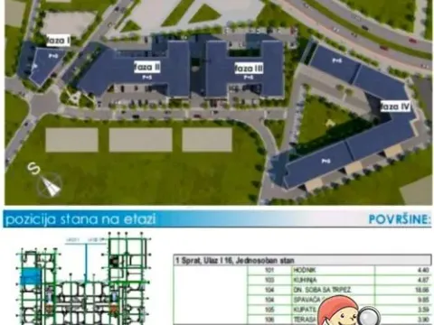 Prodaja, jednosoban stan, 35m², Zabjelo, Podgorica - image 4