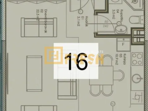 Prodaja, jednosoban stan, 43m², Zabjelo, Podgorica - image 4