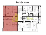 Prodaja, trosoban stan, 115m2, Gorica C, Podgorica