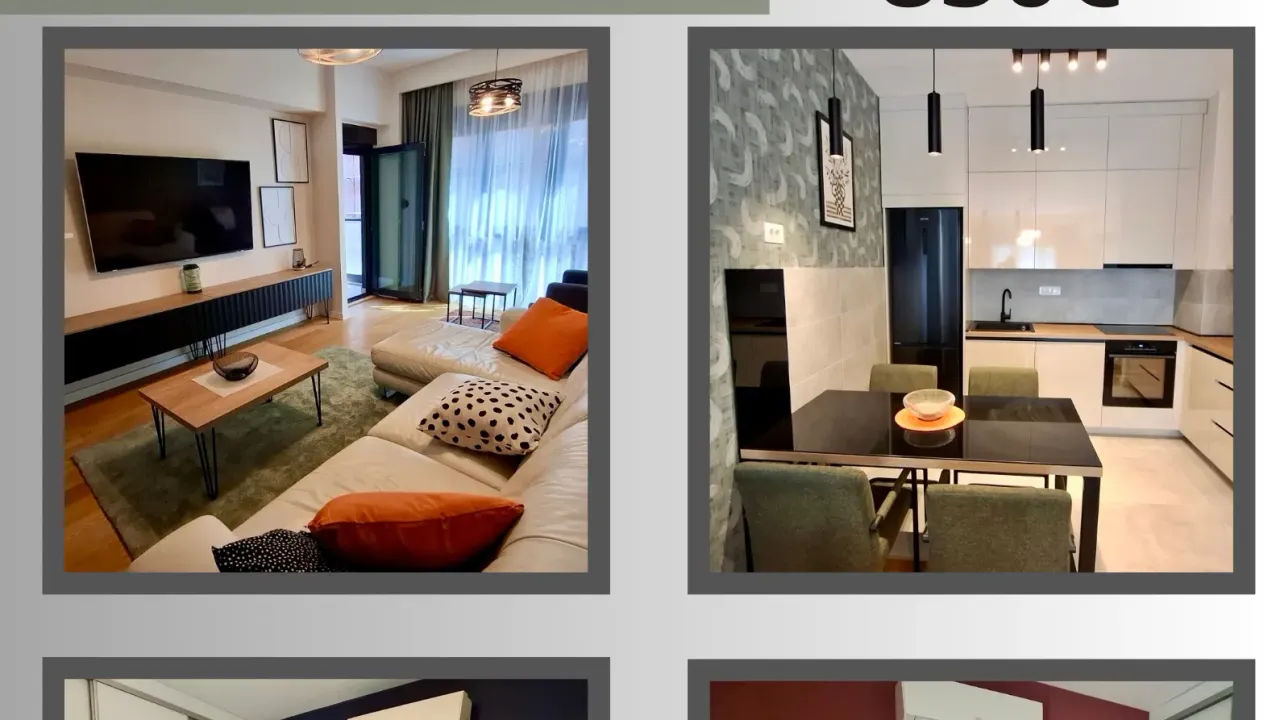 Izdavanje, dvosoban stan, 77m², Centar, Podgorica