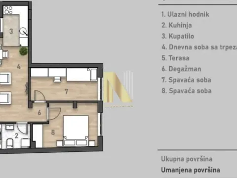 Sale, three bedroom apartment, 67m², Socijalno, Novi Sad Sve Podlokacije - image 2