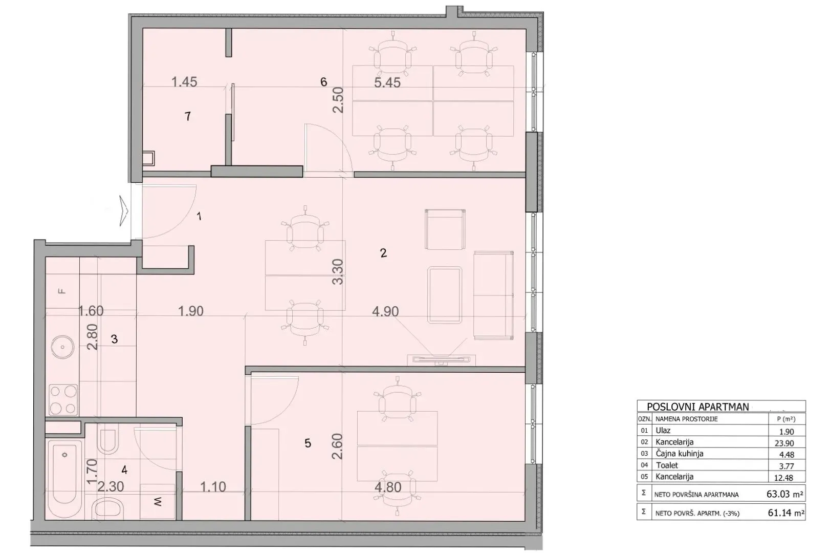 Sale, two bedroom apartment, 61m², Mirijevo 1, Mirijevo Sve Podlokacije